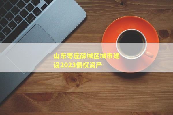 山东枣庄薛城区城市建设2023债权资产